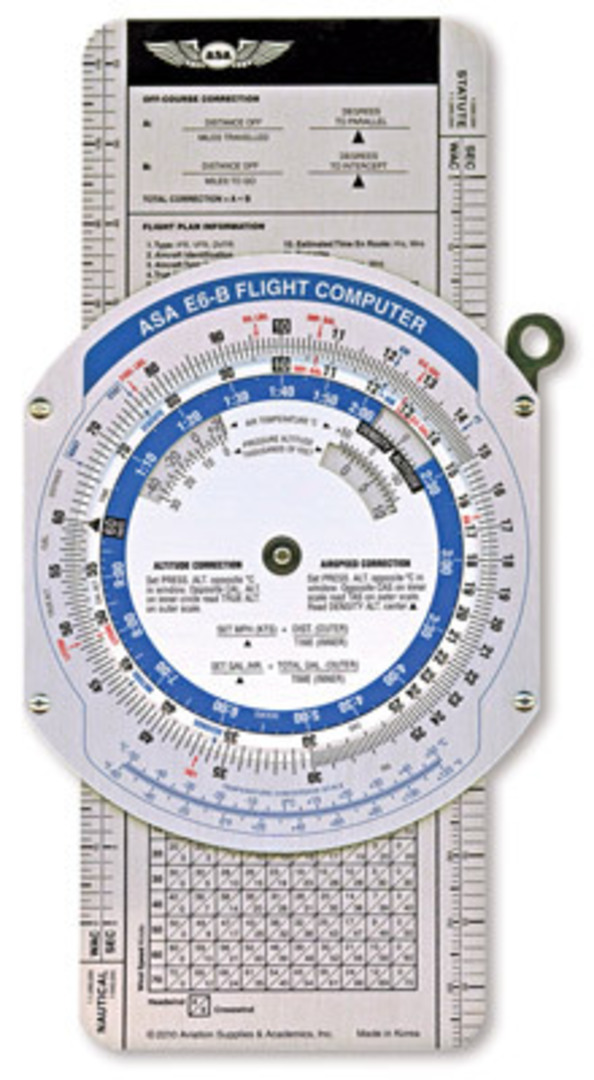ASA E6B Colour Navigation Flight Computer  IN STOCK image 0